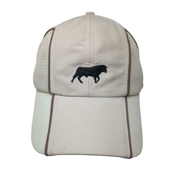 Gabriel Feliu Pedro SL Strapback Hat Tan 57cm Adjustable Embroidered Breathable - Picture 1 of 10